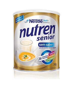 NUTREN® Senior Sem Sabor Pó Lata 