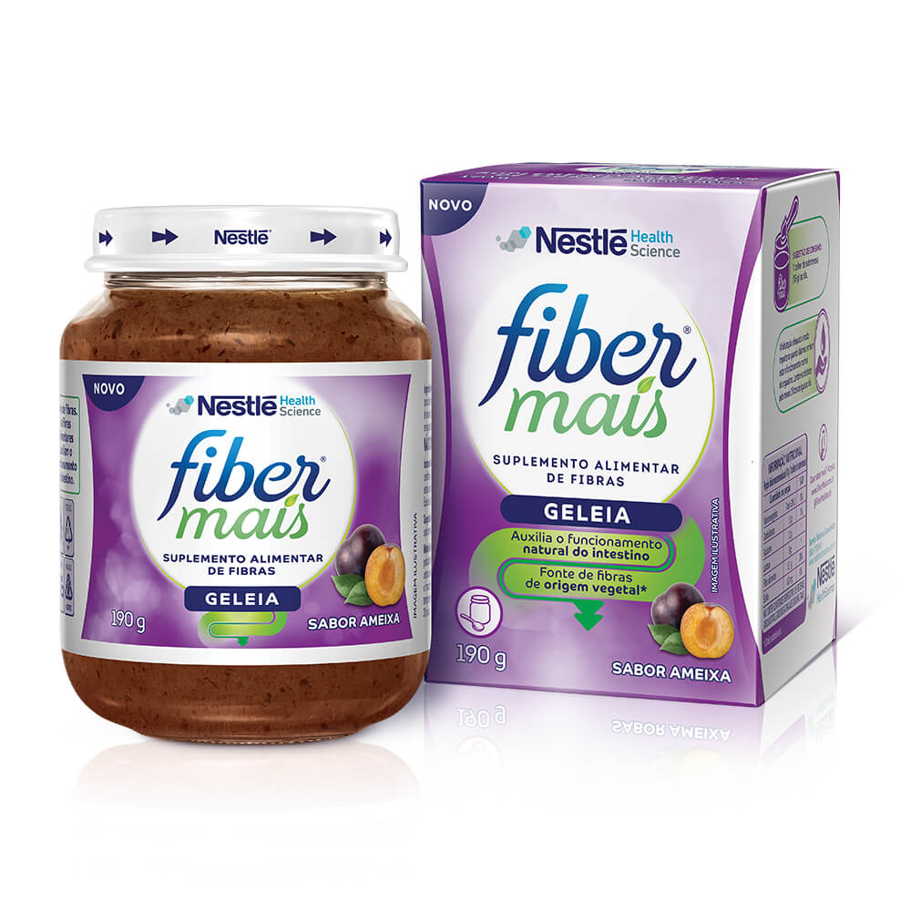  Fibra Alimentar em Pó Fibermais® Geleia Sabor Ameixa