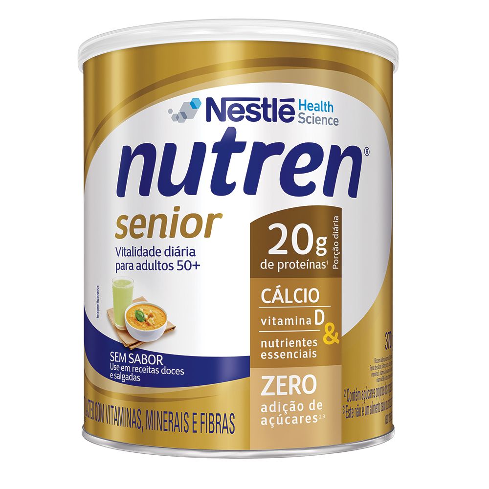 NUTREN® Senior Pó Sem Sabor - Lata 370g