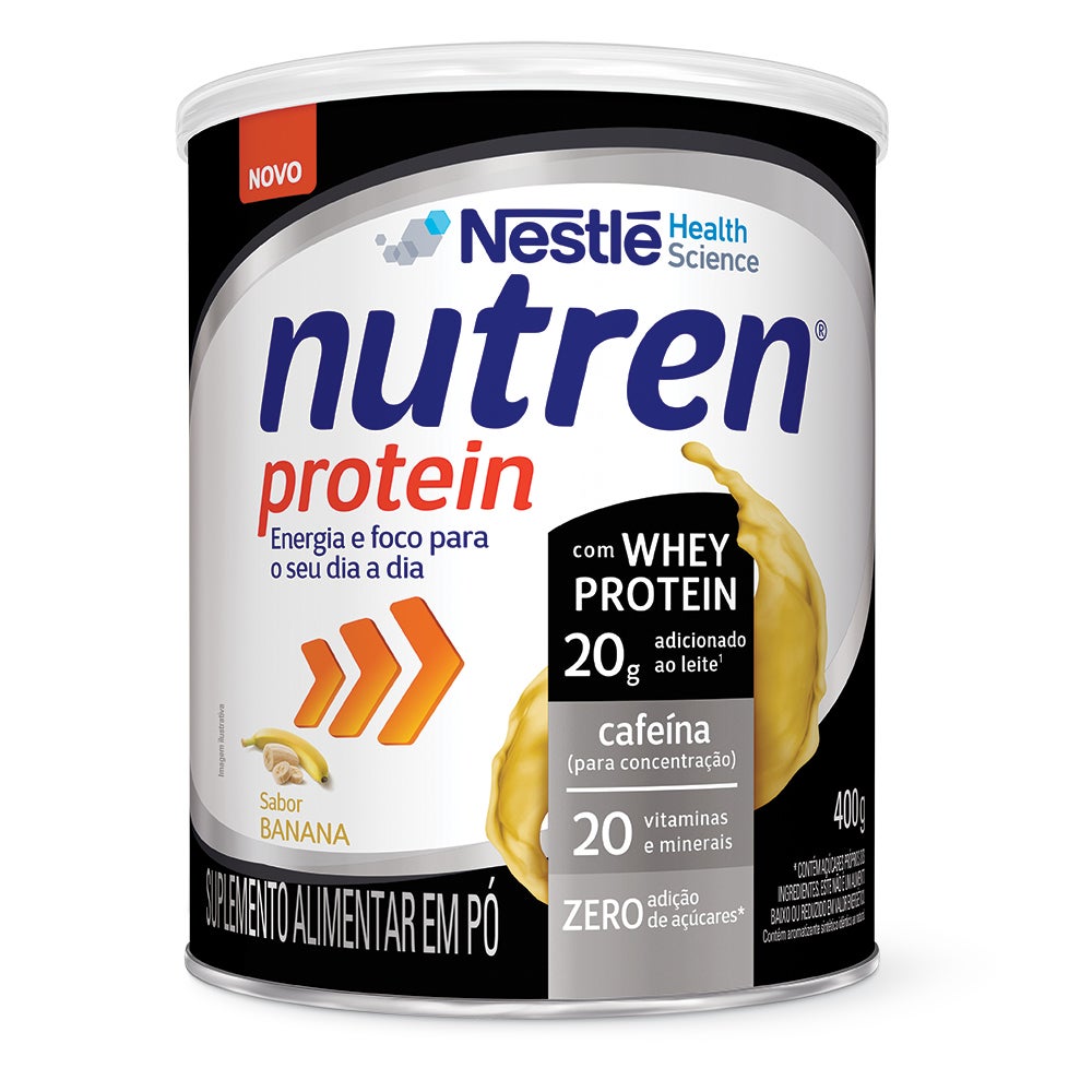 nutren protein 400g banana-front