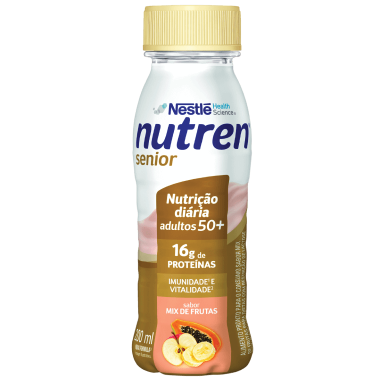 nutren senior pronto para beber mix frutas frente