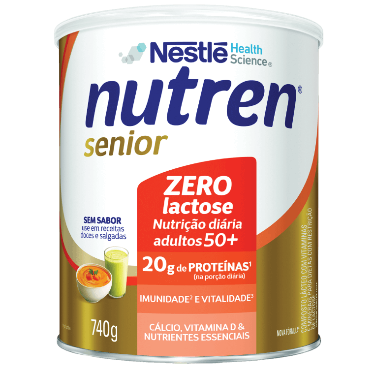 Nutren Senior Zero Lactose - Lata 740g