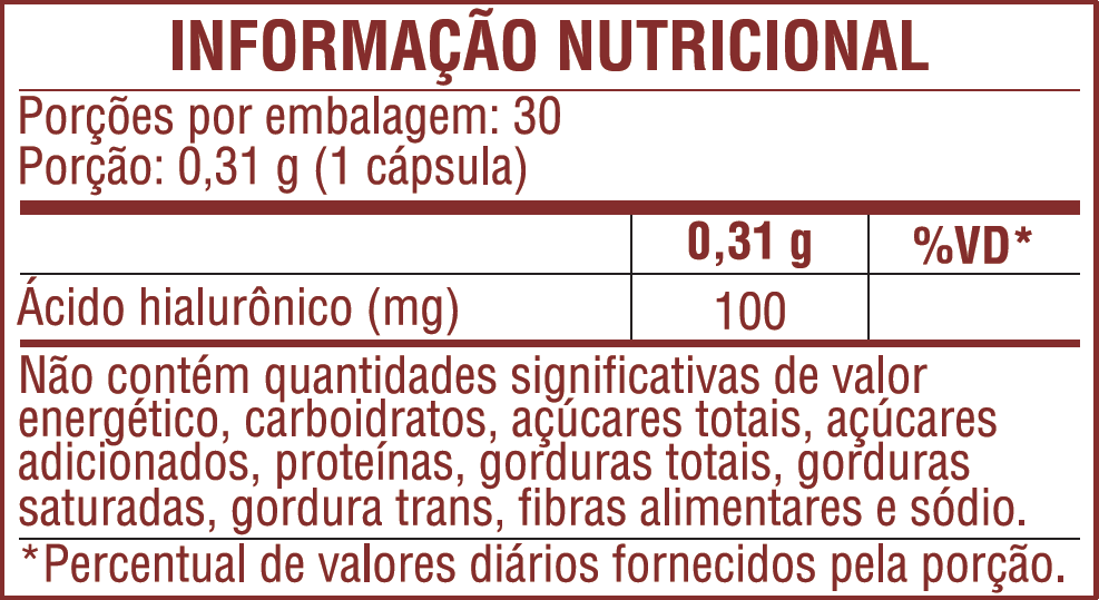 INFORMAÇÃO NUTRICIONAL