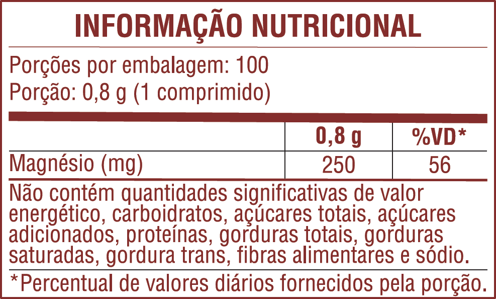 INFORMAÇÃO NUTRICIONAL