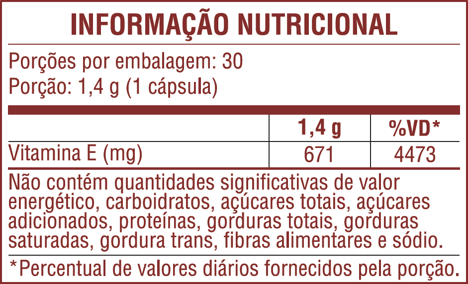 INFORMAÇÃO NUTRICIONAL