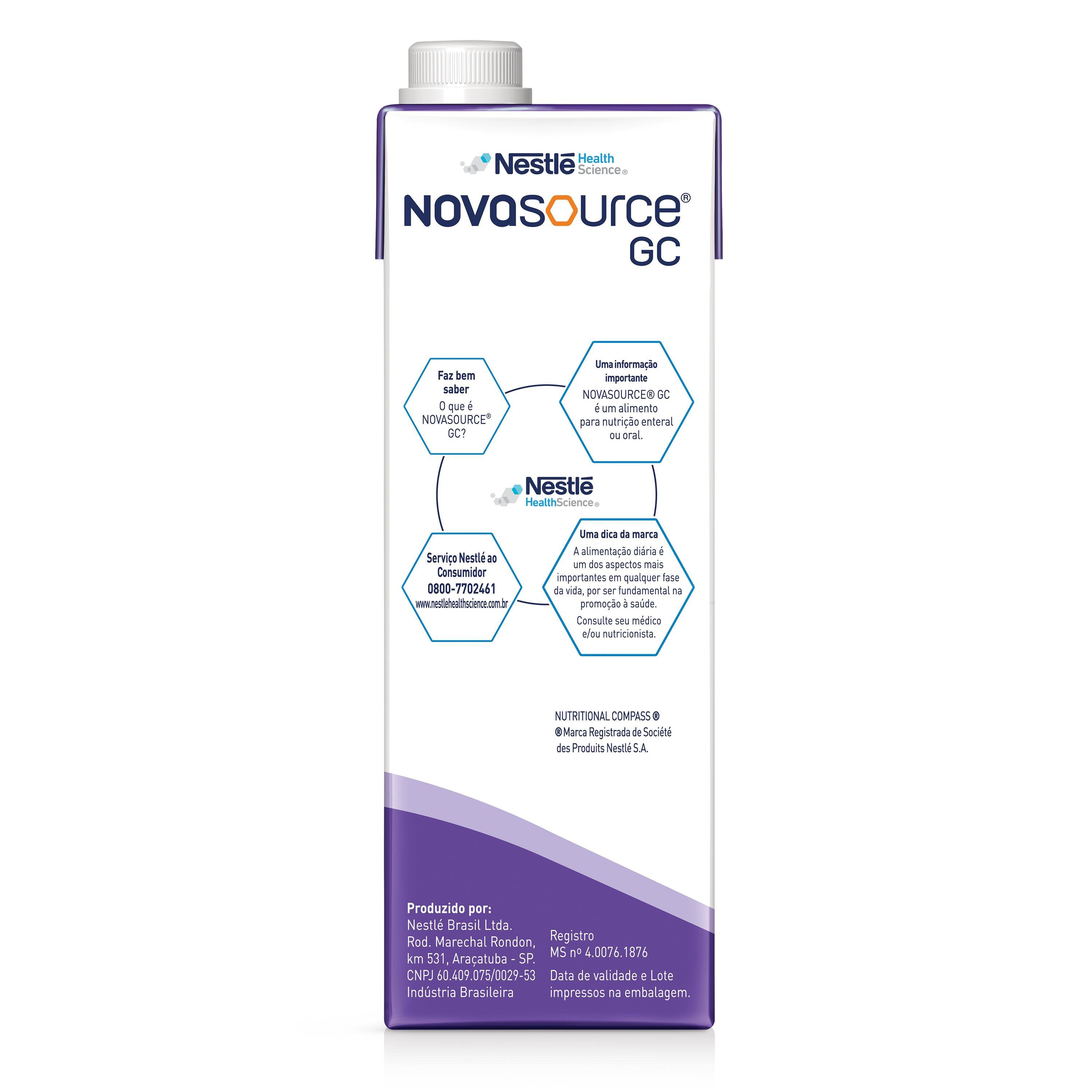 Novasource GC - Atrás da caixa