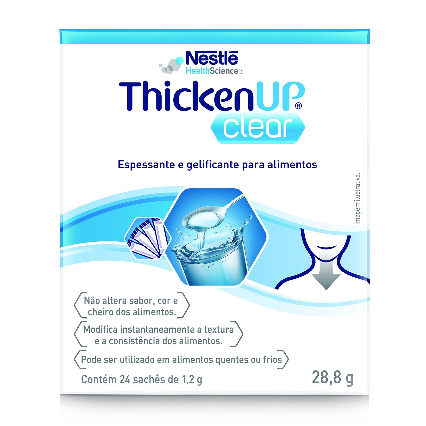 ThickenUp® Clear - Display 24 Saches de frente