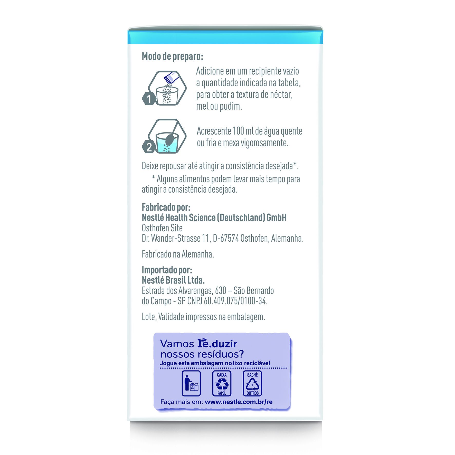 ThickenUp® Clear - Display 24 Saches de lado