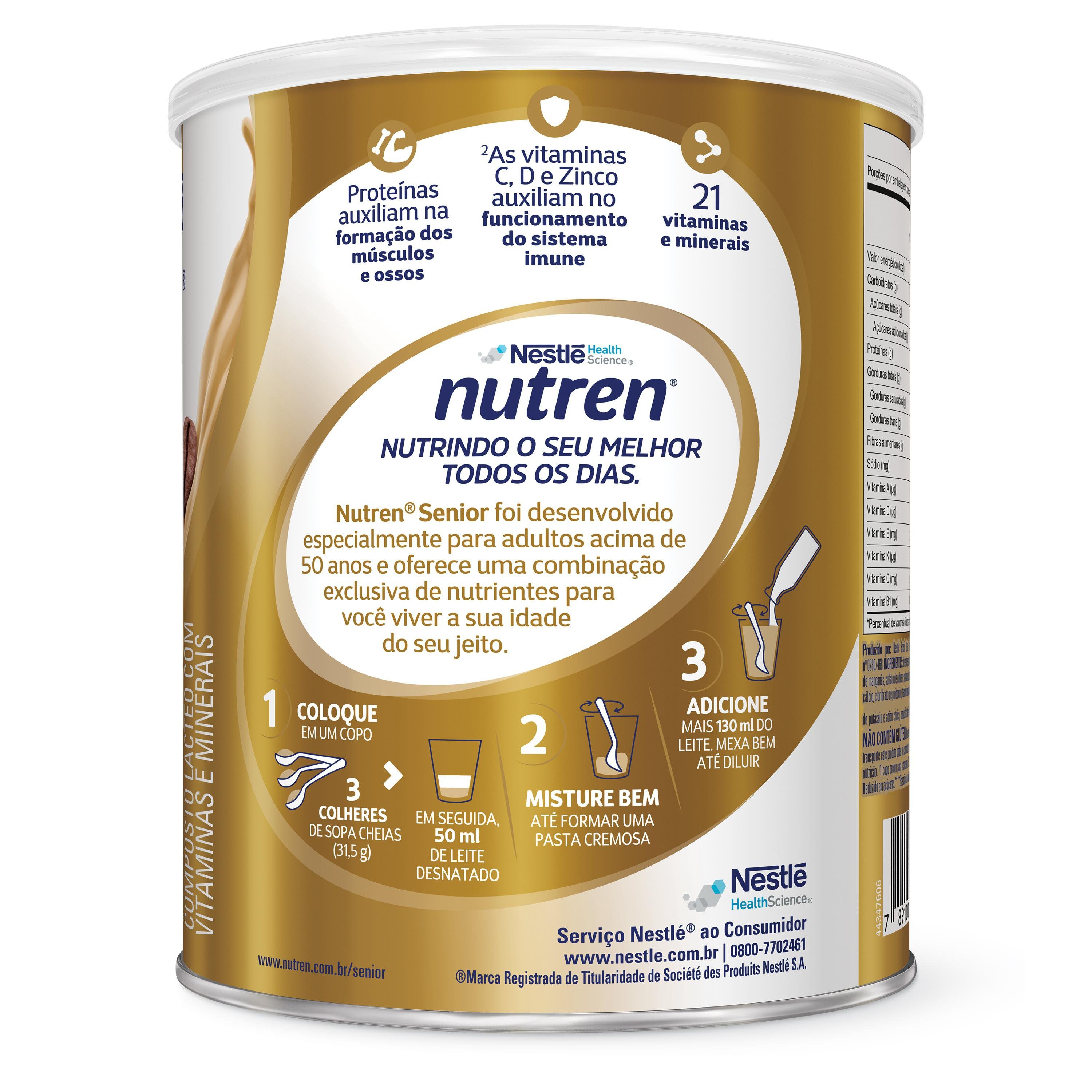 Nutren Senior ® Café com Leite (740g)
