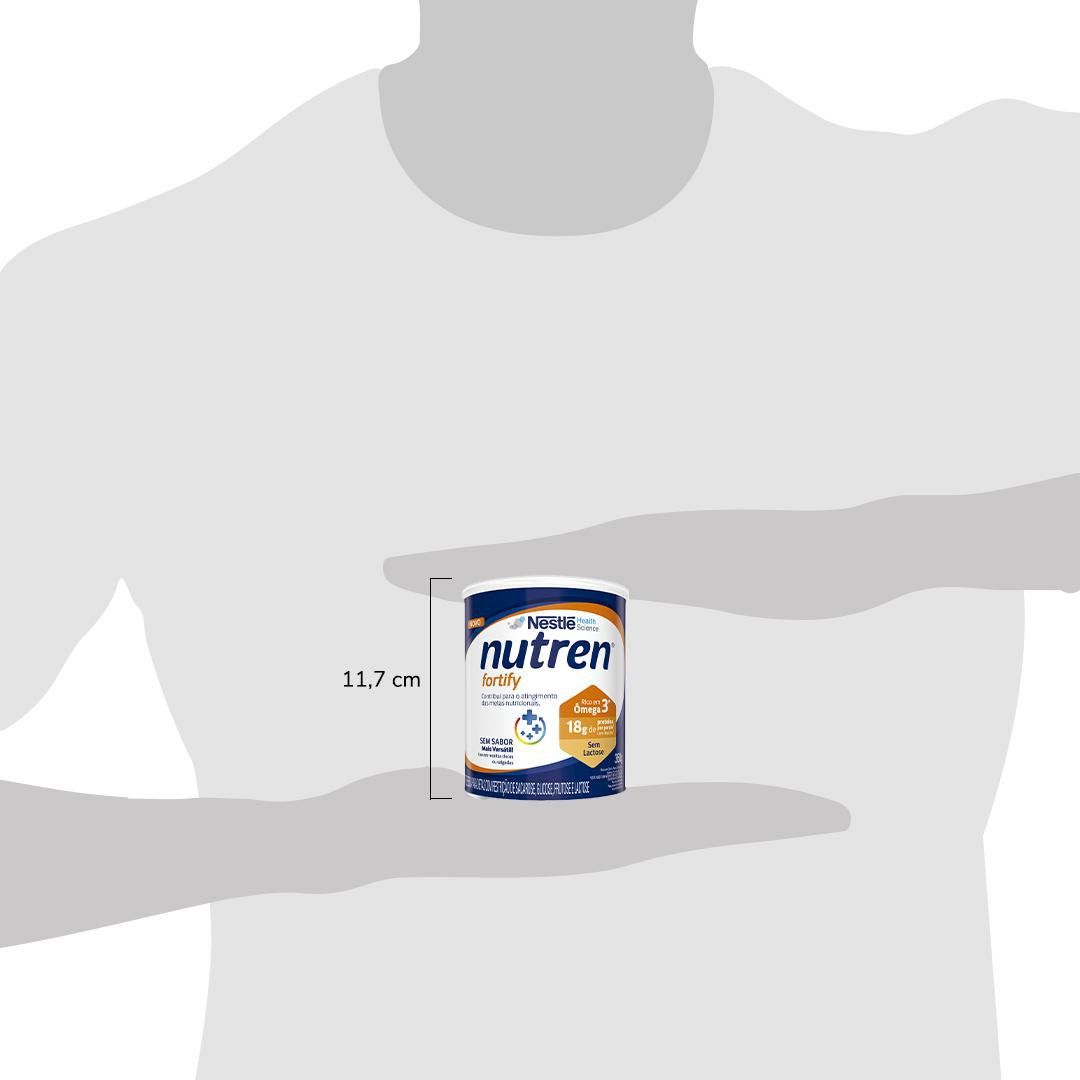 nutren fortify sem sabor 360g Tamanho da embalagem