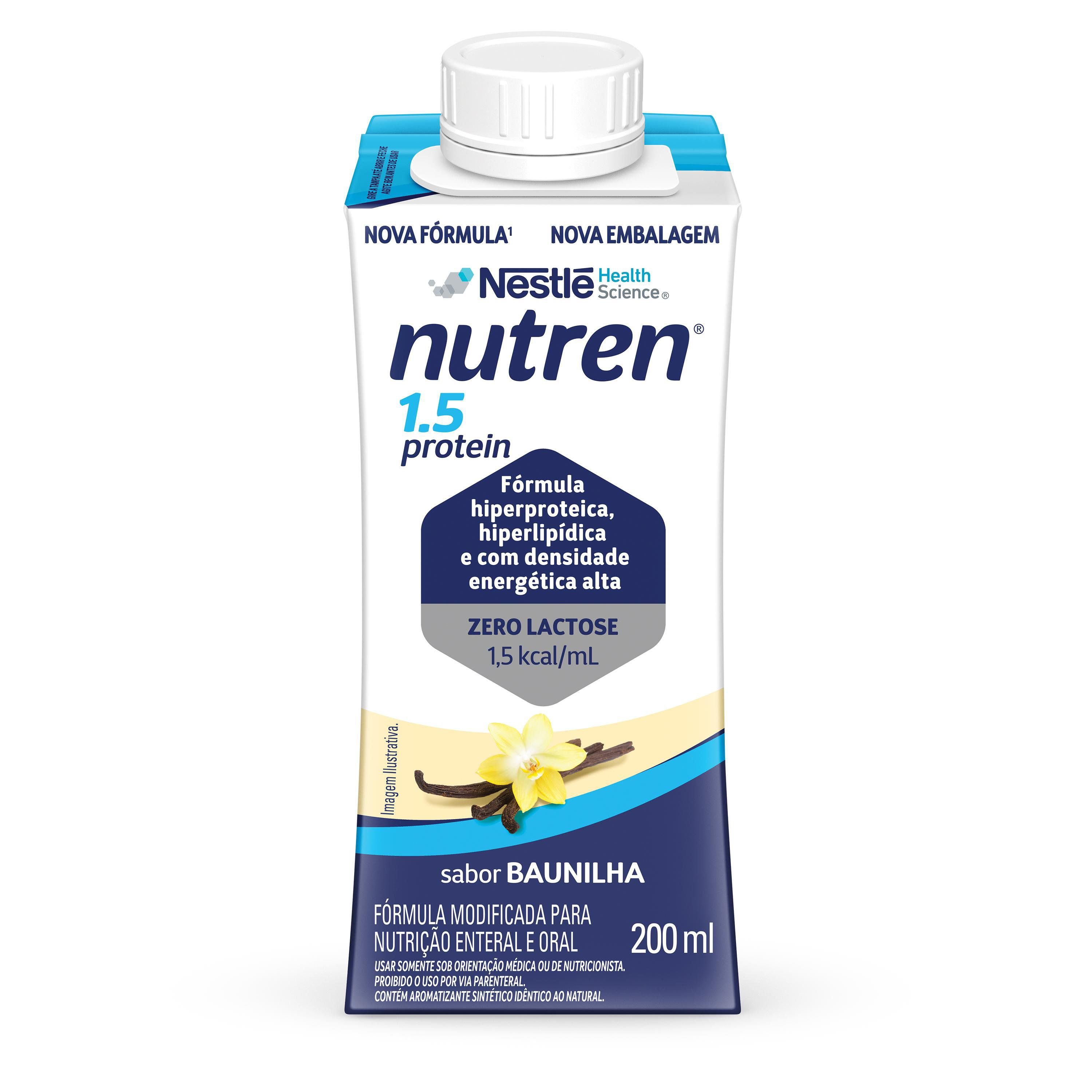 Nutren ® 1.5 Protein - Baunilha (200ml) - Frente da caixa