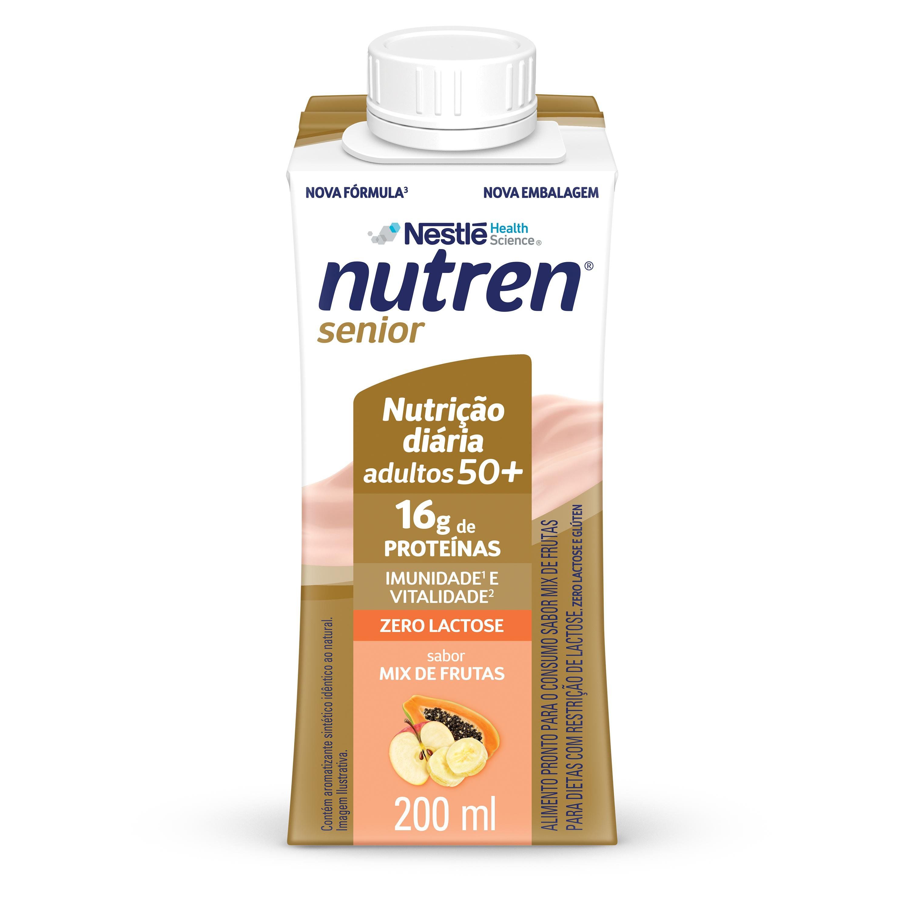 Nutren Senior Mix de Frutas Frente da Caixa