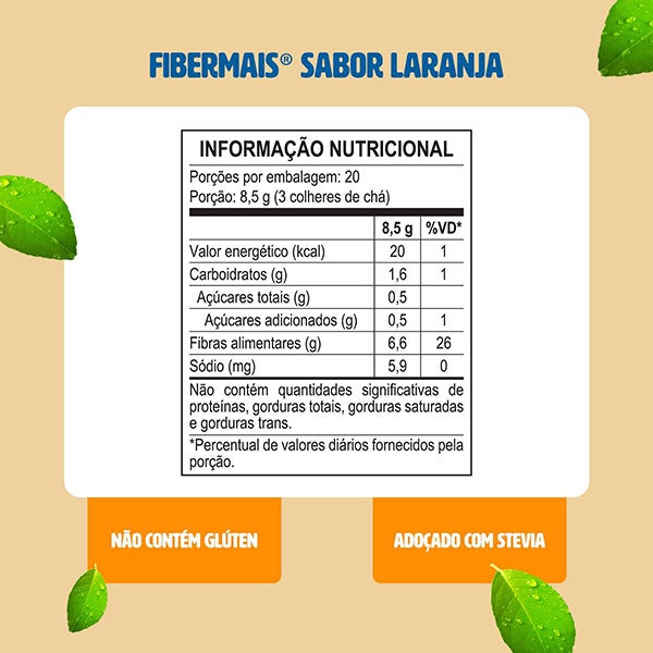 Fibermais ® - Laranja (170g)