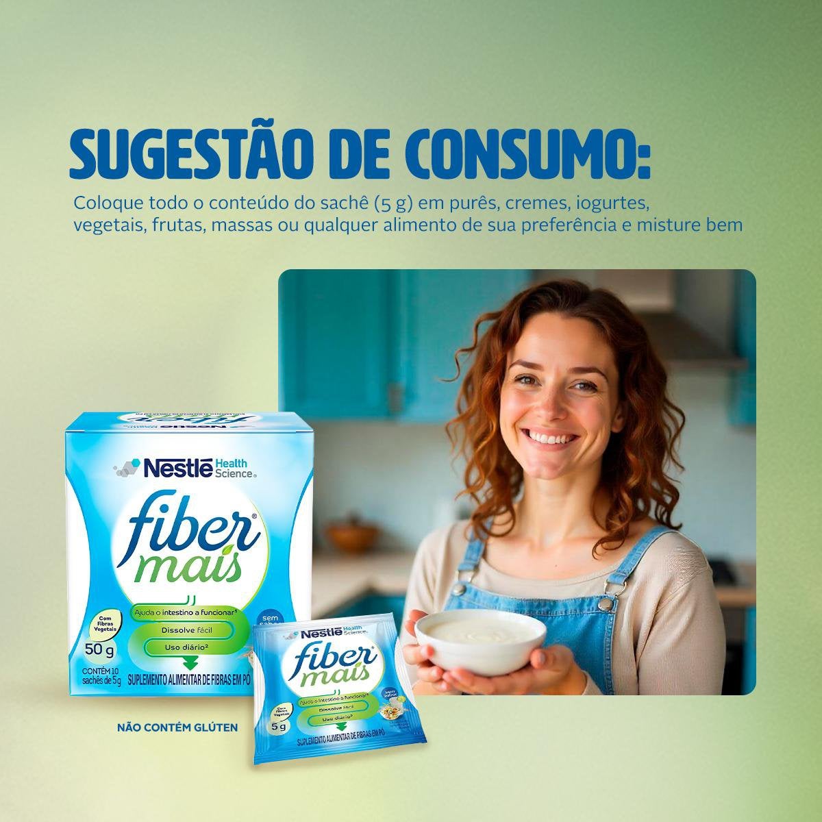 Fiber Mais Sem Sabor - Display (Sugestão de consumo)